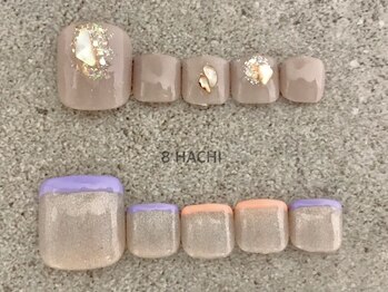 8(HACHI)/フットネイルデザイン★[ネイル]