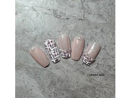 ツイードネイル☆川島