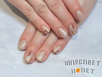マーガレットハニー 本八幡/ぷっくり個性派ネイル