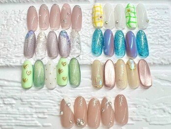 ネイルサロンアンドネイルスクールアートローズ 町田店(Art Rose)の写真/【季節に合うカラー&デザインも豊富!】アートで周りと差がつく仕上りに♪高技術×価格×速さ◎大人気サロン