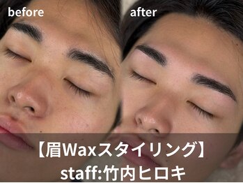 ニチワ 御器所店(NICHIWA)/メンズ眉毛Waxスタイリング