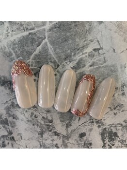 グラマラス アンジェアイ 荻窪店(glamourous ange eye)/シンプルネイル　サンプル