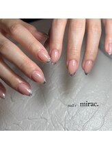 ネイルズミラク(nail's mirac.)/ガラスフレンチネイル