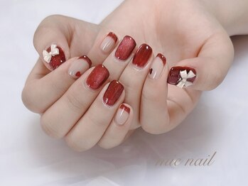 ミエネイル(mie_nail)の写真/【豊富なカラー&パーツをご用意】ネイルが初めての方にも◎つい誰かに自慢したくなるようなネイルが叶う♪