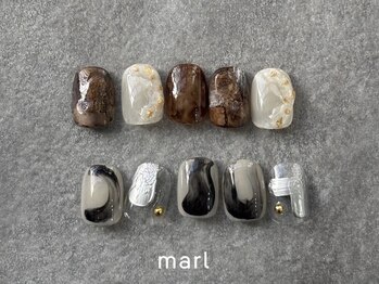 マール 表参道店(marl)の写真/ネイリストトップネイリスト選べる価格帯♪豊富なサンプル有◎【シンプル￥6600/ニュアンス￥7700】