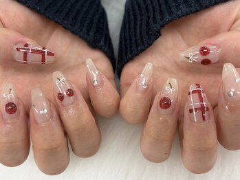 ディーネイル 池袋(D-nail)/【稗田】さくらんぼネイル