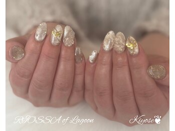 フラッシュマグネットｘ薔薇蝶々