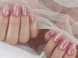 ピンクフラッシュネイル リサ