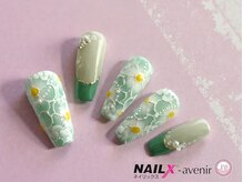 ネイリックス アヴェニール(NAILX avenir)/でこぼこフラワー