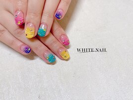 ヨーヨーネイル/夏ネイル