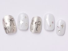 アイ ネイルズ 天神店(I nails)/らくがきリボン