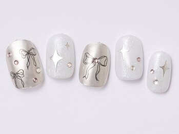 アイ ネイルズ 天神店(I nails)/らくがきリボン
