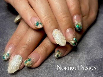 貝殻ネイル