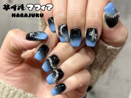 ショートネイル/ニュアンス/原宿