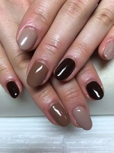 ネイルサロンふわり/秋色ワンカラー