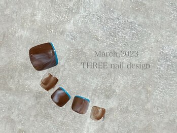 スリー(THREE)/March 2023/nail desing