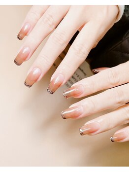 カコラネイル(kacola nail)/gradation＋mirror