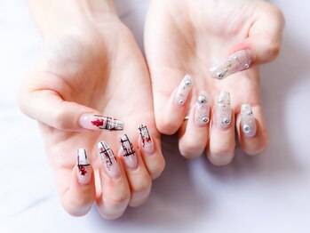 フリーネイル 四ツ橋店(free nail)の写真/2時間以内ならどんなアートでもOK！3Dキャラパーツも事前連絡で予約当日までにご準備致します！