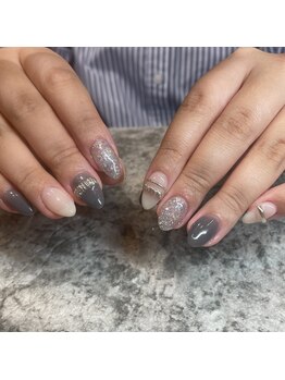 エーナイン イオンモール三川店/ワンカラーリングネイル^^