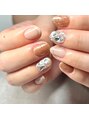 なでしこ 今流行りな埋め尽くしネイルがかわいいデザイン