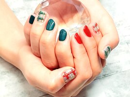 クリスマスネイル