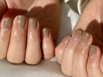 ネイルビジョルノ つくばみどりの店(Nail Begiorno)/シンプルデザイン ベージュ