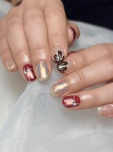 ムート(MOOT)/キュートなバレンタインネイル