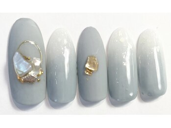 ヘアーアンドネイル ルシア(Hair&Nail Lucia)/冬のブルーネイル