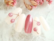 ラルネイル 大宮(Lull. nail)/#さくらんぼ#マグネット#可愛い