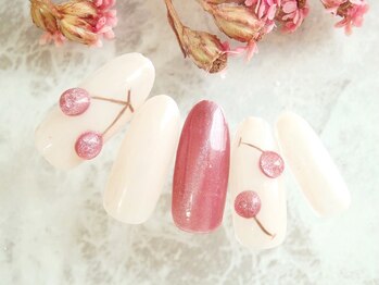 ラルネイル 大宮(Lull. nail)/#さくらんぼ#マグネット#可愛い