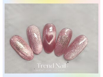 トレンドネイルスタジオ(Trend Nail Studio)/マグネットデザイン ハート+花火