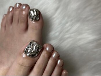 エジョン(Ajon.)の写真/【足元からオシャレを☆】シンプル～華やかなデザインまで幅広く対応◎あなたの理想の指先へ導きます♪