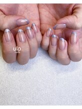 ウロネイルズ(ulo nails)/マグネット×ミラーフレンチ