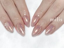 ミリシュ(milis)/オーロラミラーネイル