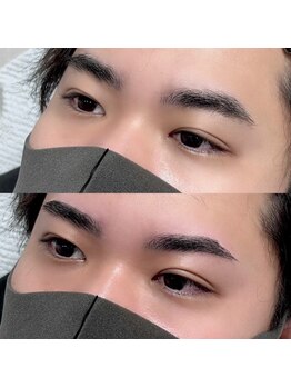 オンフリーク 銀座店(On Fleek!)/太さ残して自然な男らしい眉
