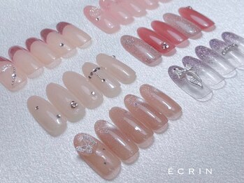 エクラン バイ アイネイルエム(ECRIN by.eyenailm)の写真/《長堀橋1分》6～8種類から選べるデザイン多数ご用意◎季節毎のトレンドネイルが楽しめる♪初めての方も◎