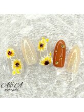 エーアンドエー 蕨店(A&A)/向日葵ネイル