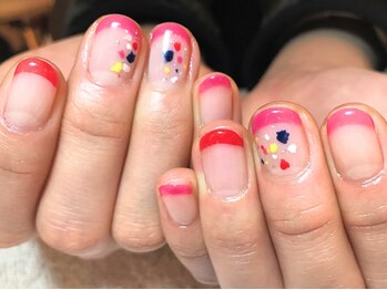 ネイルズ ララ(nails Lala)/フレンチネイル。