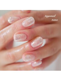 ラメグラデーションネイル☆