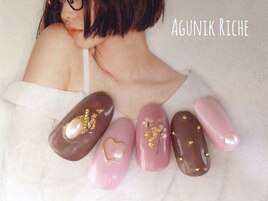 【押し花ネイル】