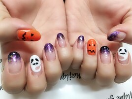 【ハロウィンネイル】