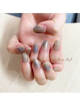 ナナネイル(Nana.Nail)/水彩パレットネイル