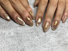 ミラーニュアンスネイル