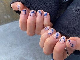 <ハンド>デザインシンプルネイル