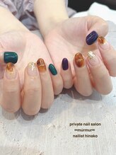 プライベート ネイルサロン マーマ(murmur)/べっ甲デザイン