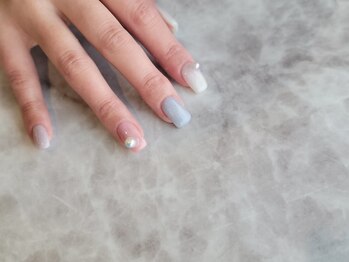 ネイルアンドリラクゼーション マーブル(MARBLE)/持ち込みネイル¥7700