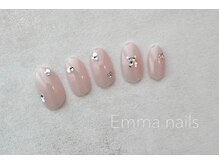 エマ ネイルズ(Emma Nails)/シンプル　オフィスネイル☆