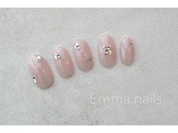 エマ ネイルズ(Emma Nails)/シンプル　オフィスネイル☆
