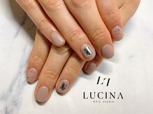 ネイルスタジオ ルキナ(LUCINA)/T-198 大人シンプルネイル