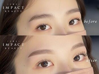 インパクト 岡山駅前サロン(IMPACT)/眉で目元がぐっと華やかに。